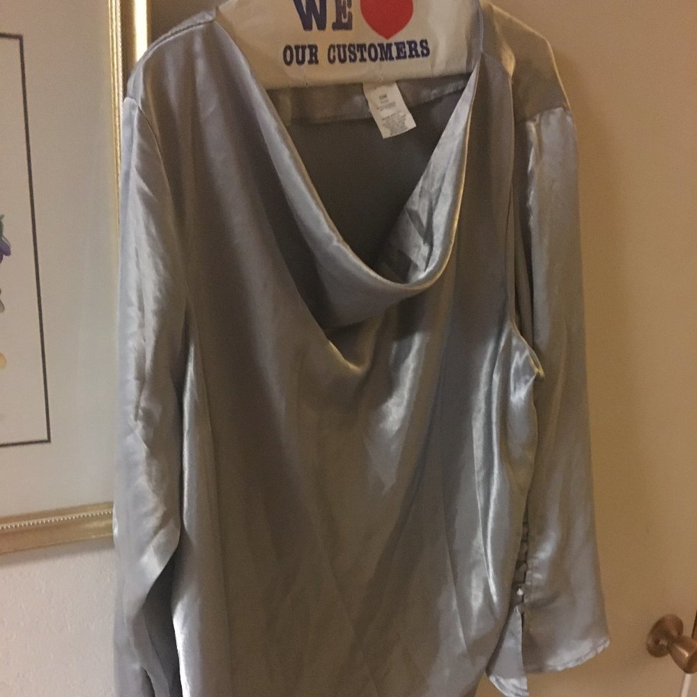 Mirrors Satiny Polyester top -318 $35 FIRM